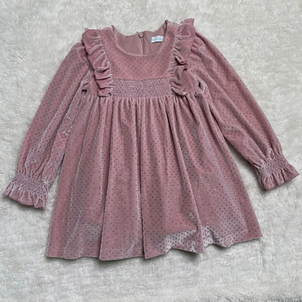 Abel & Lula Toddler Girl Pink Long Sleeve Dress Size 24 Months